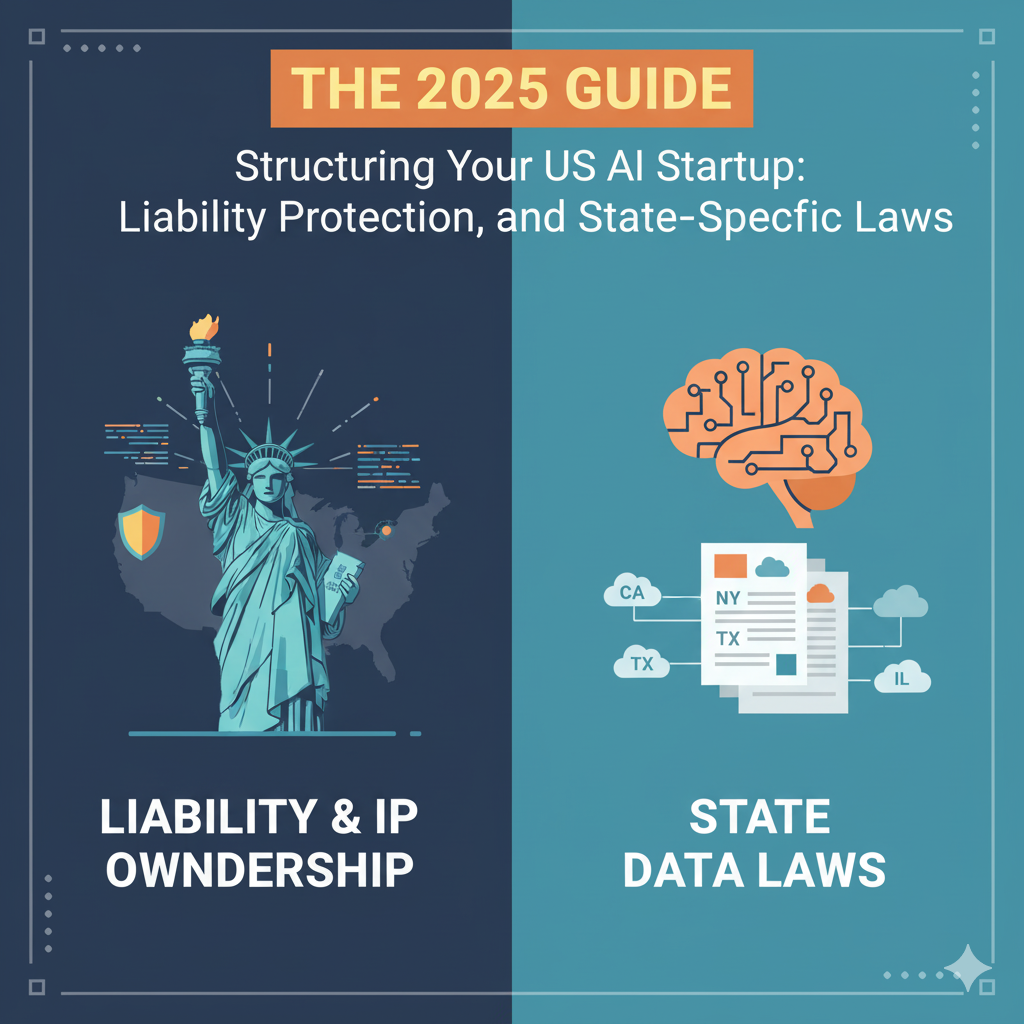 Image for The 2025 Guide to Structuring Your US AI Startup: Liability Protection, IP Ownership, and State-Specific Data Laws