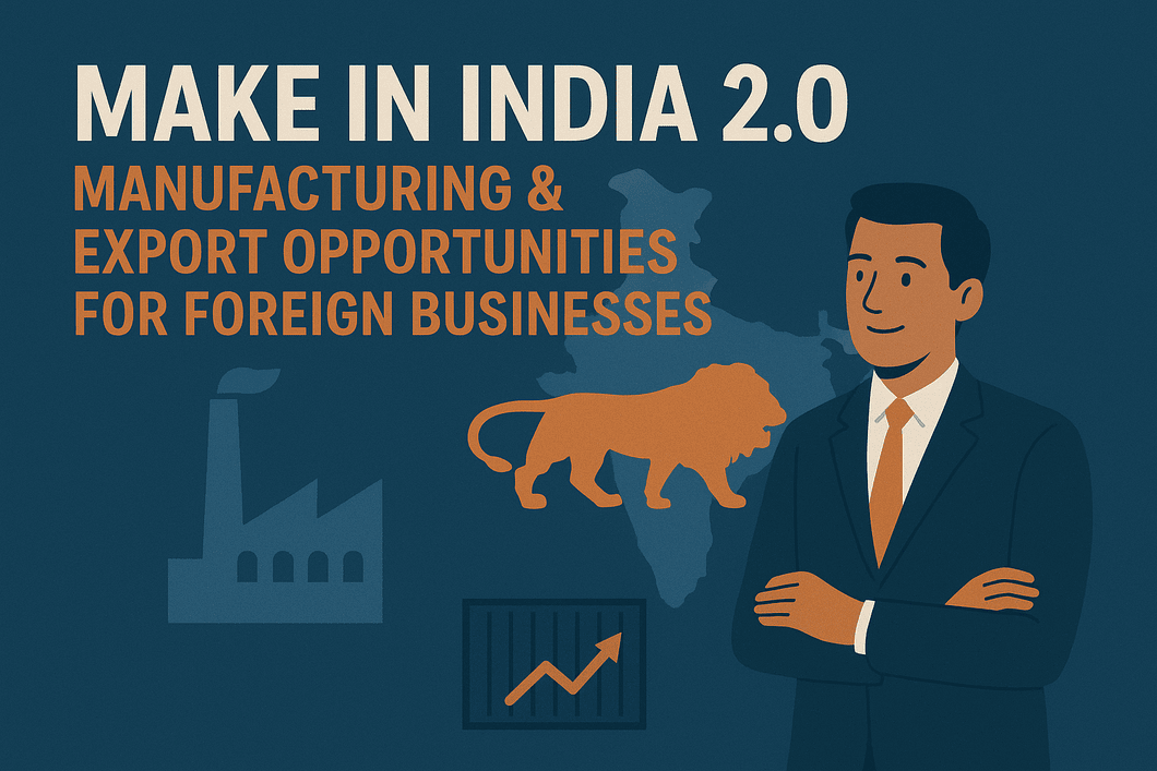 Make in India 2.0: Manufacturing & Export Opportunities for Foreign Businesses
