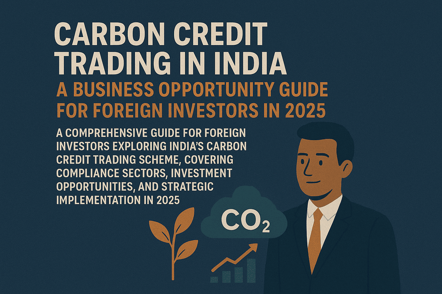 Carbon Credit Trading in India: A Business Opportunity Guide for Foreign Investors in 2025
