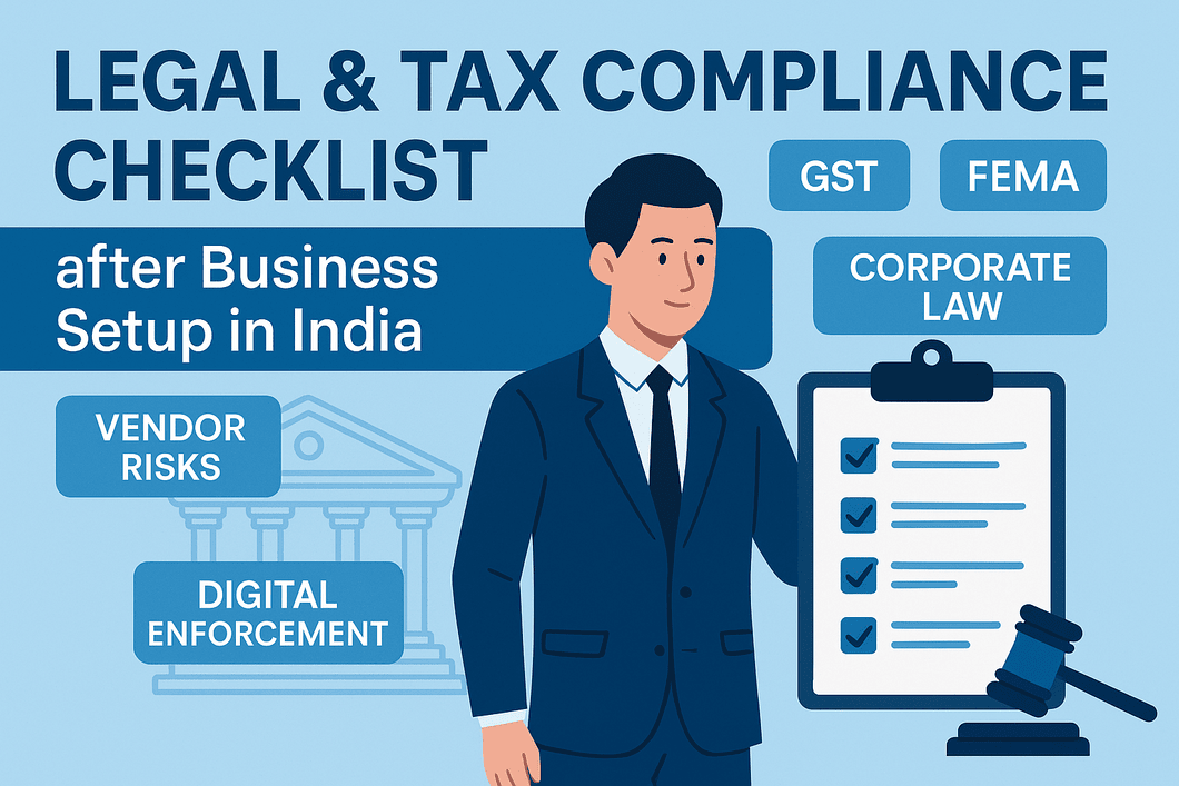 Legal & Tax Compliance Checklist after Business Setup in India