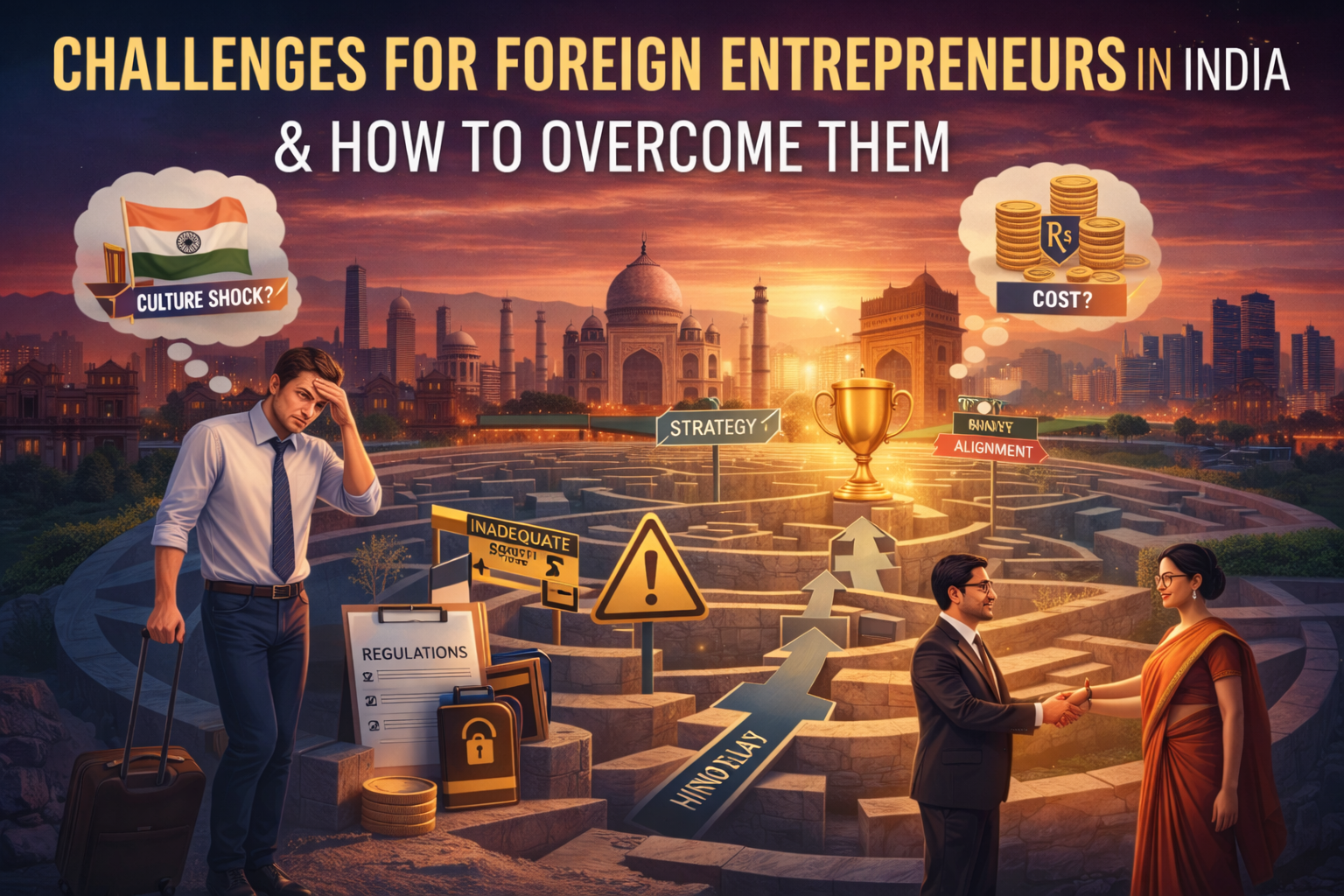 Challenges for Foreign Entrepreneurs in India & How to Overcome Them