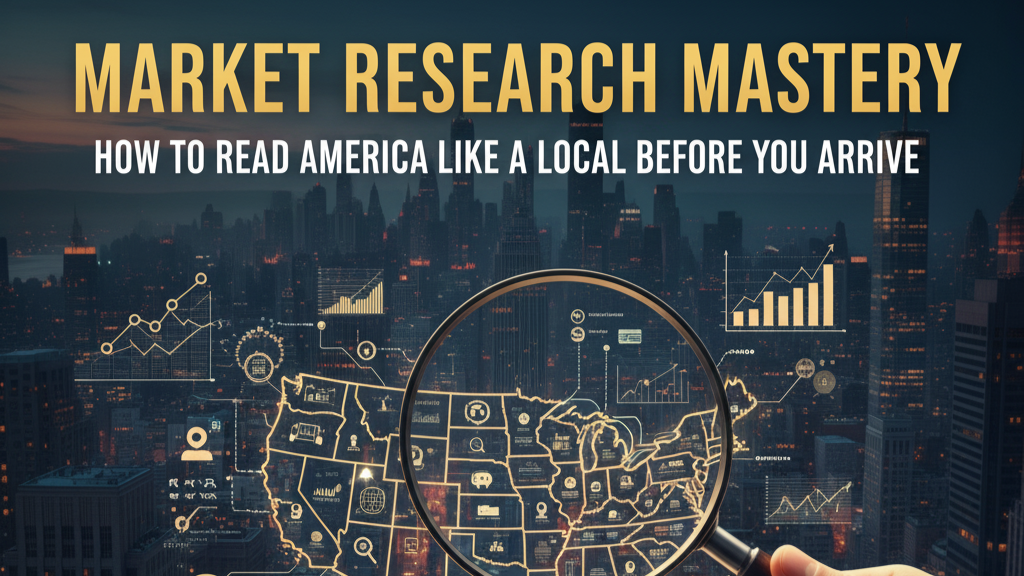 Image for Market Research Mastery: How to Read America Like a Local Before You Arrive